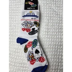CASINO Gambling Poker Dice Reno UNISEX SOCKS